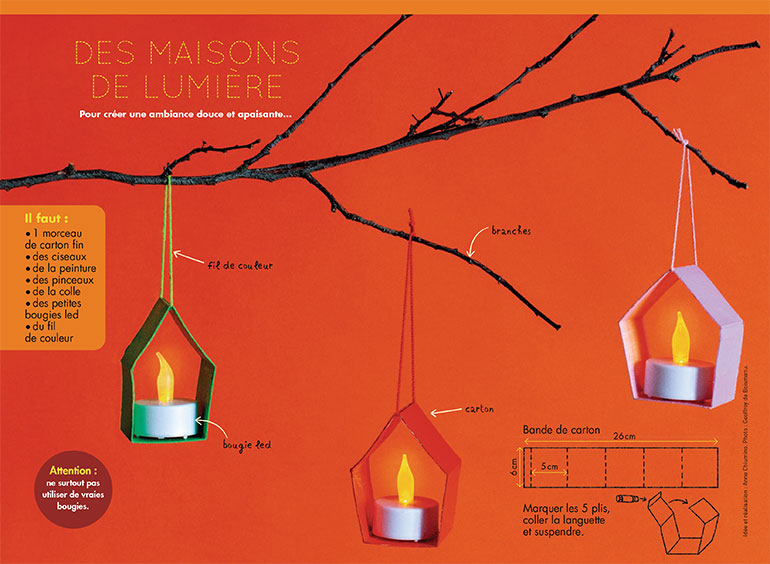 3 bricolages nature pour un Noël lumineux - Pomme d'Api