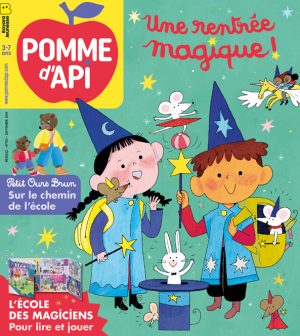 Couverture Pomme d'Api n° 703, septembre 2024. Une rentrée magique !